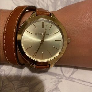 Michael Kors leather watch